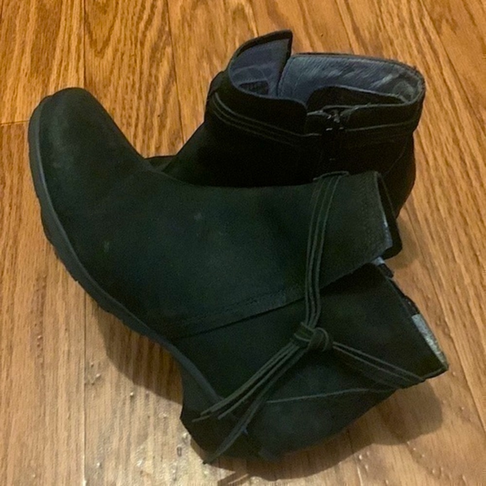 Abeo Nella bio black boot leather